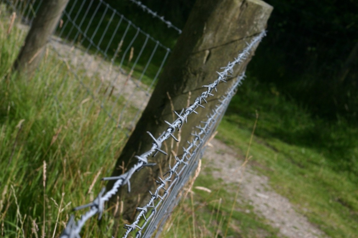 Barbed Wire Near Grimwith Reservoir